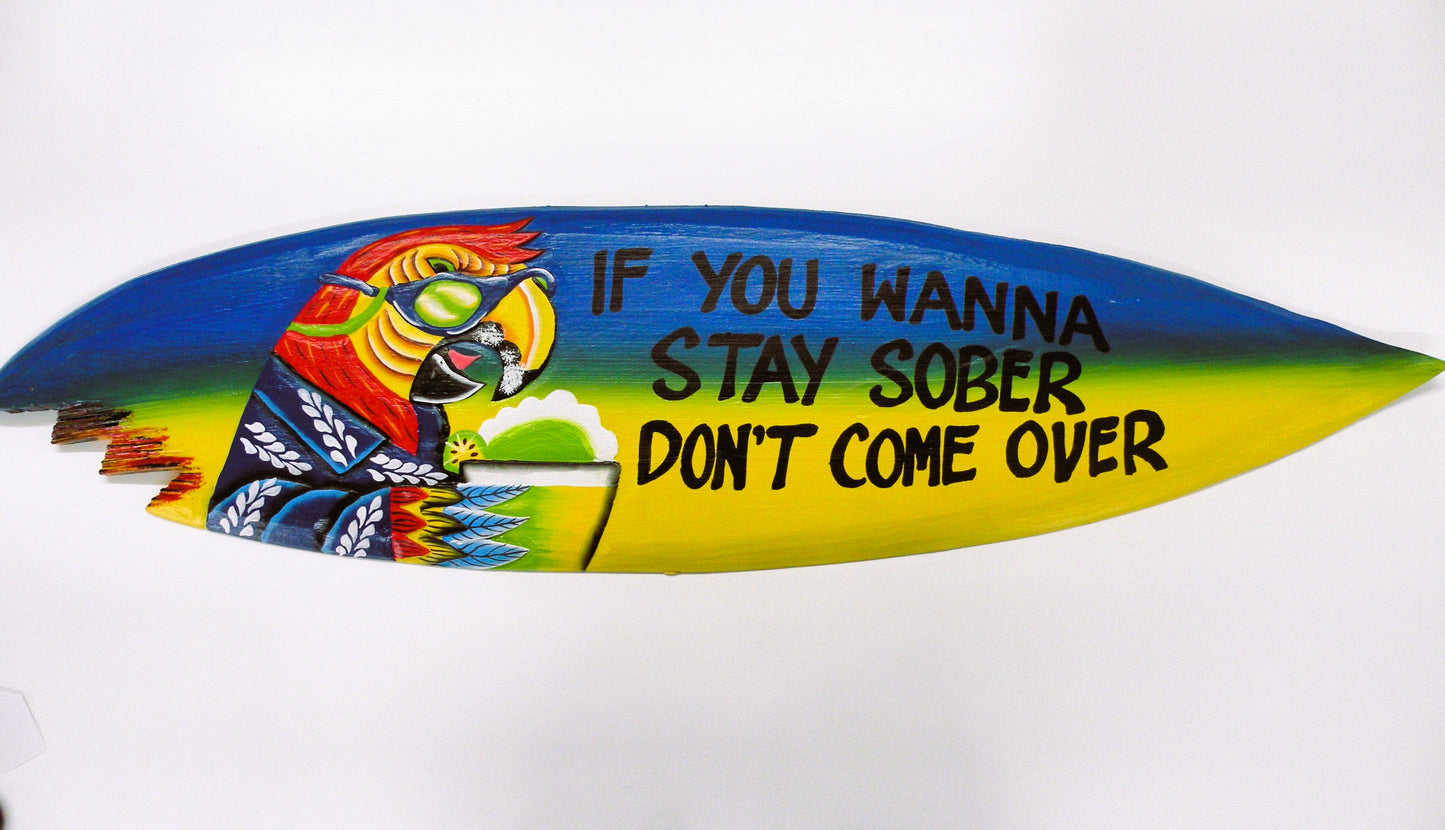 Surf Board Art - Parrott