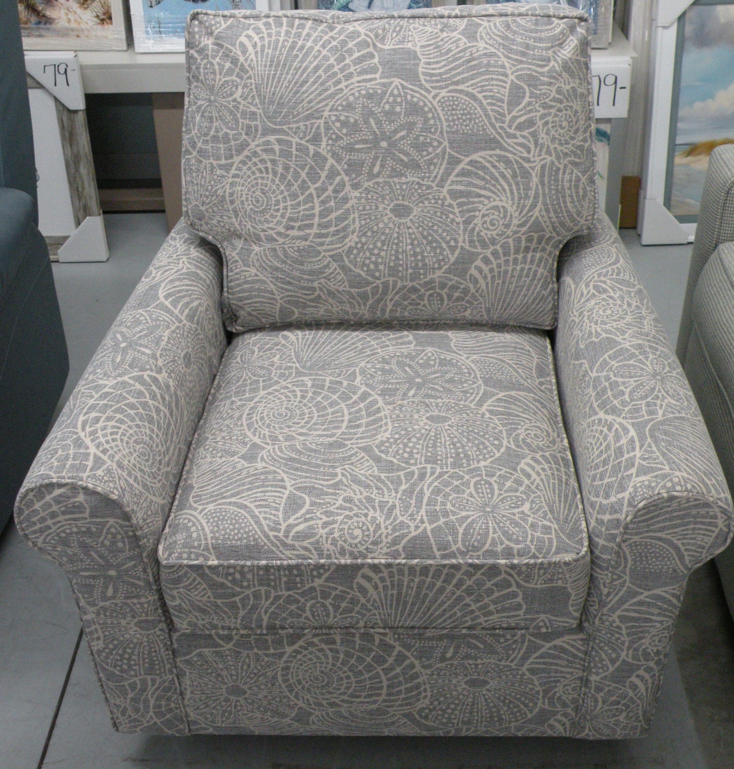49SWGL Glider Chair - Hop Stone