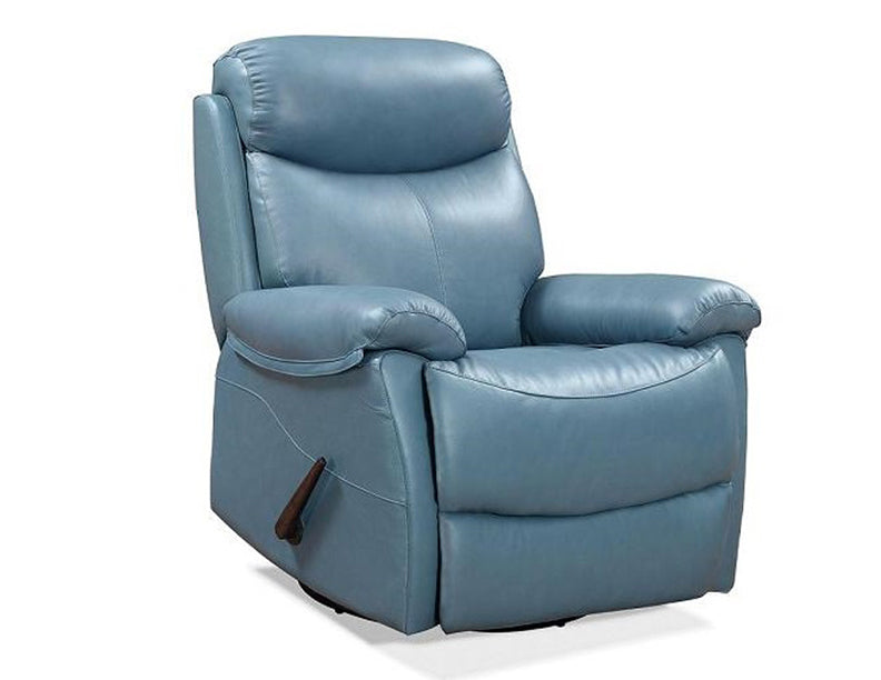Rio Teal Leather Recliner