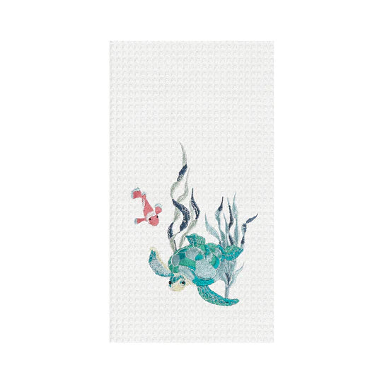 Sea Turtle Sound Kitchen Towel