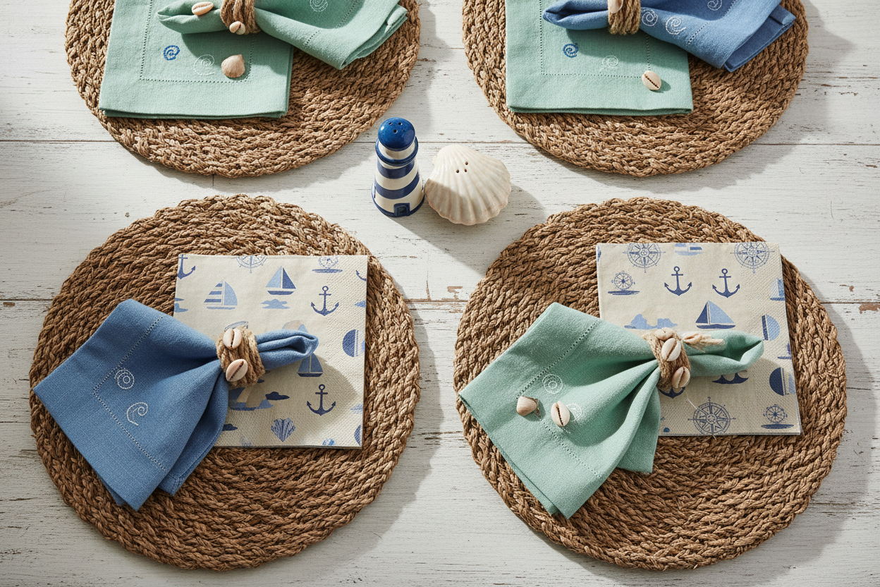 Coastal Kitchen and Napkins