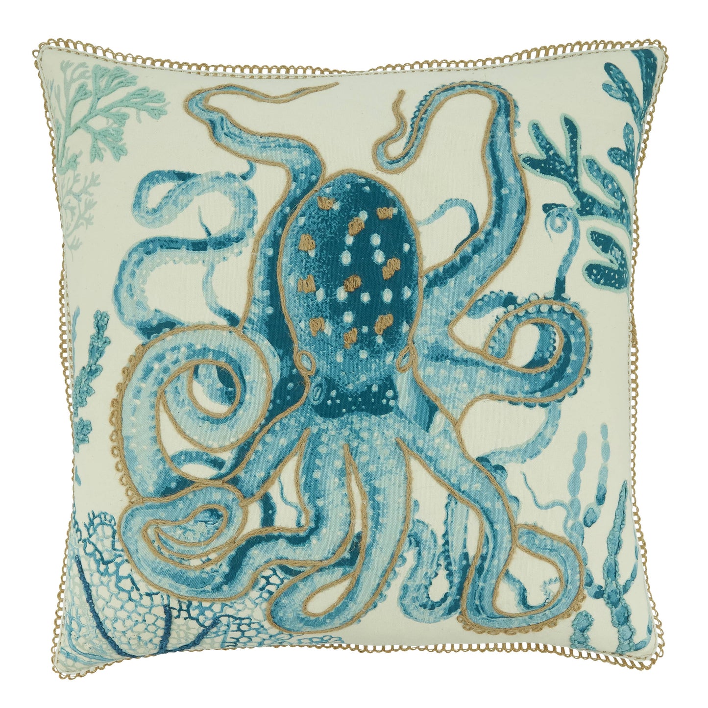 Octopus Throw Pillow