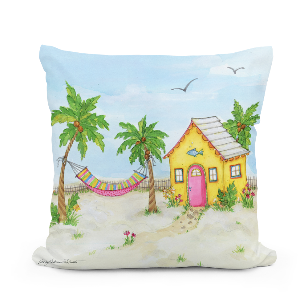Pillow - Cottage by the Sea - indoor / outdoor cushion