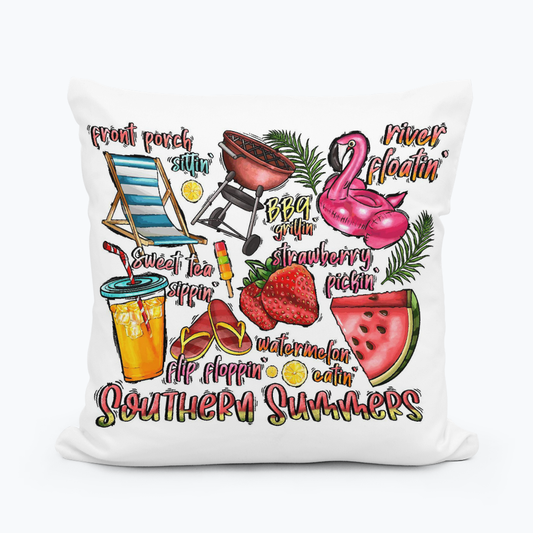 Southern Summers Square Pillow