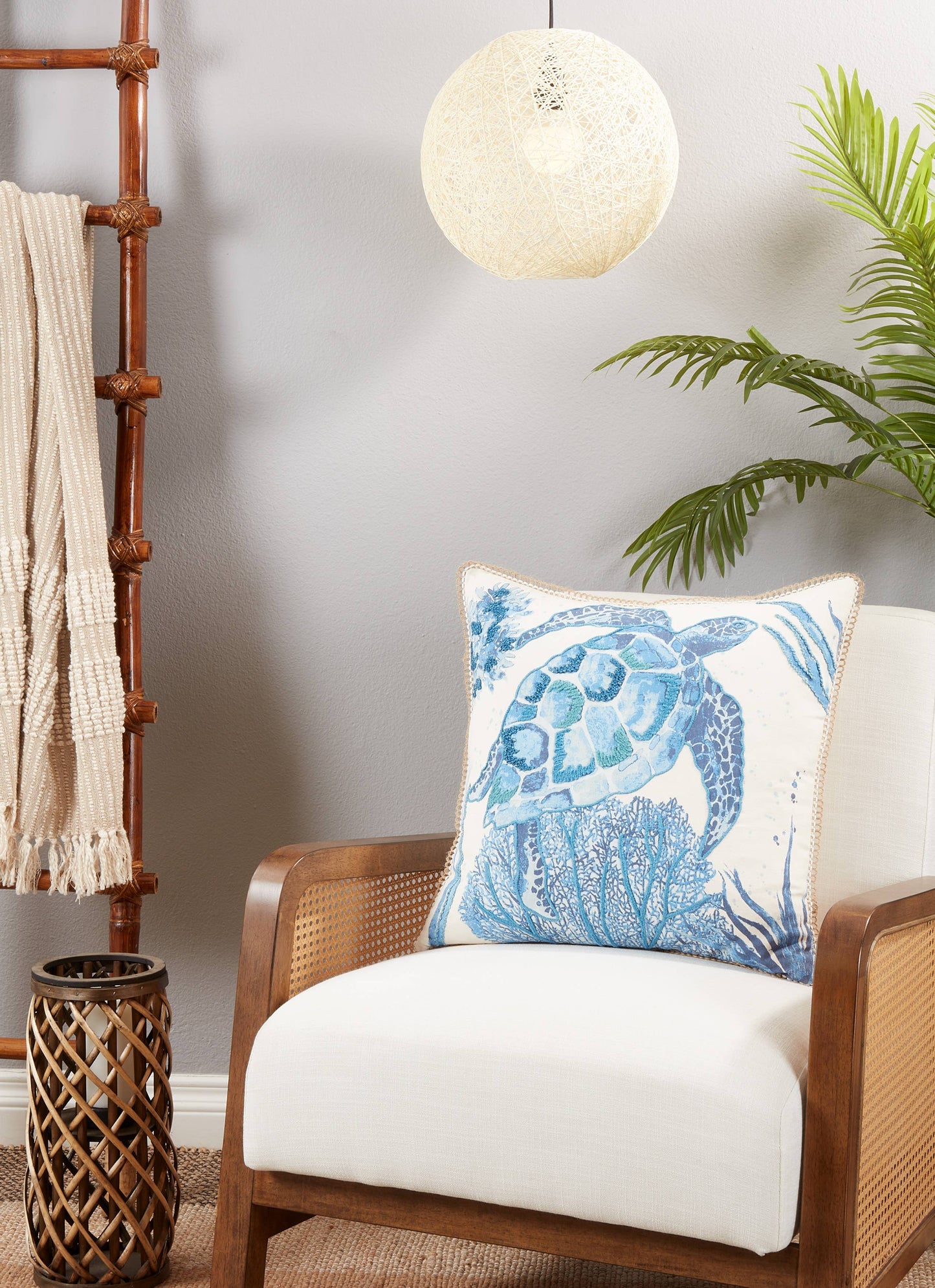 Sea Turtle Throw Pillow
