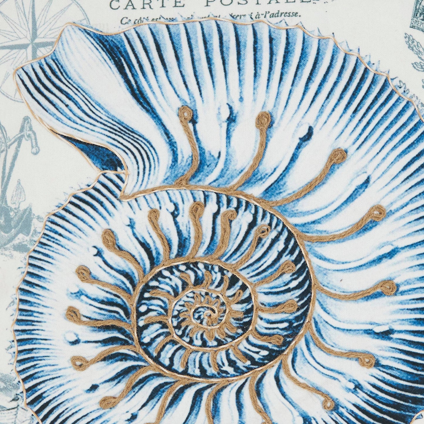 Coastal Outdoor Shell Pillow