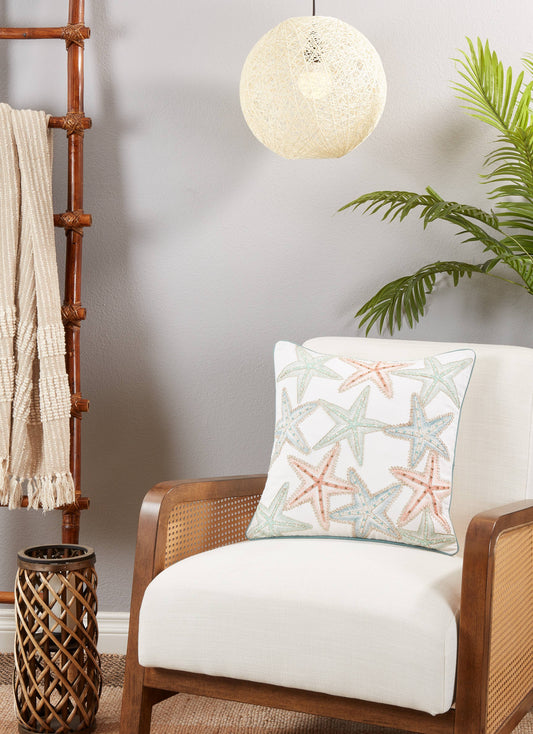 Starfish Throw Pillow