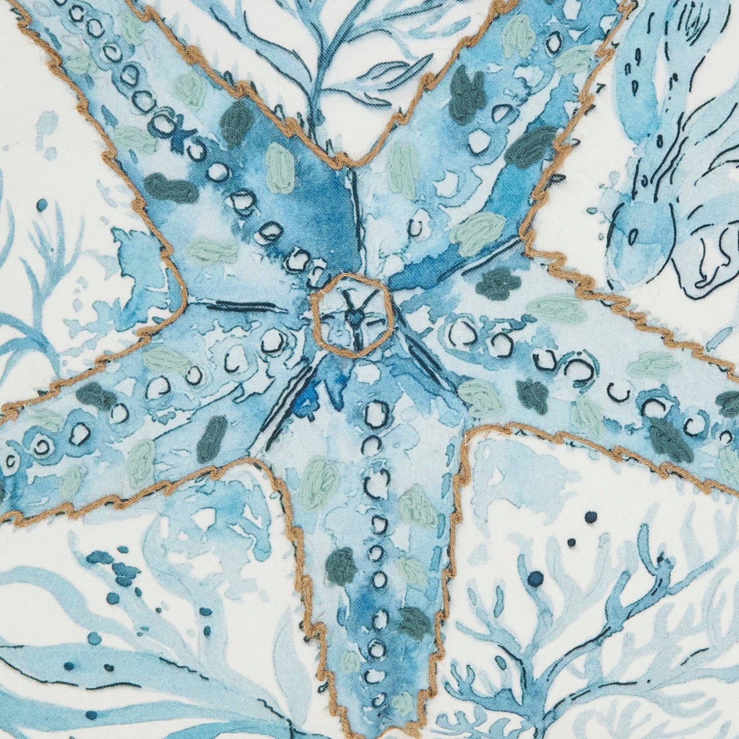 Charming Outdoor Starfish Pillow