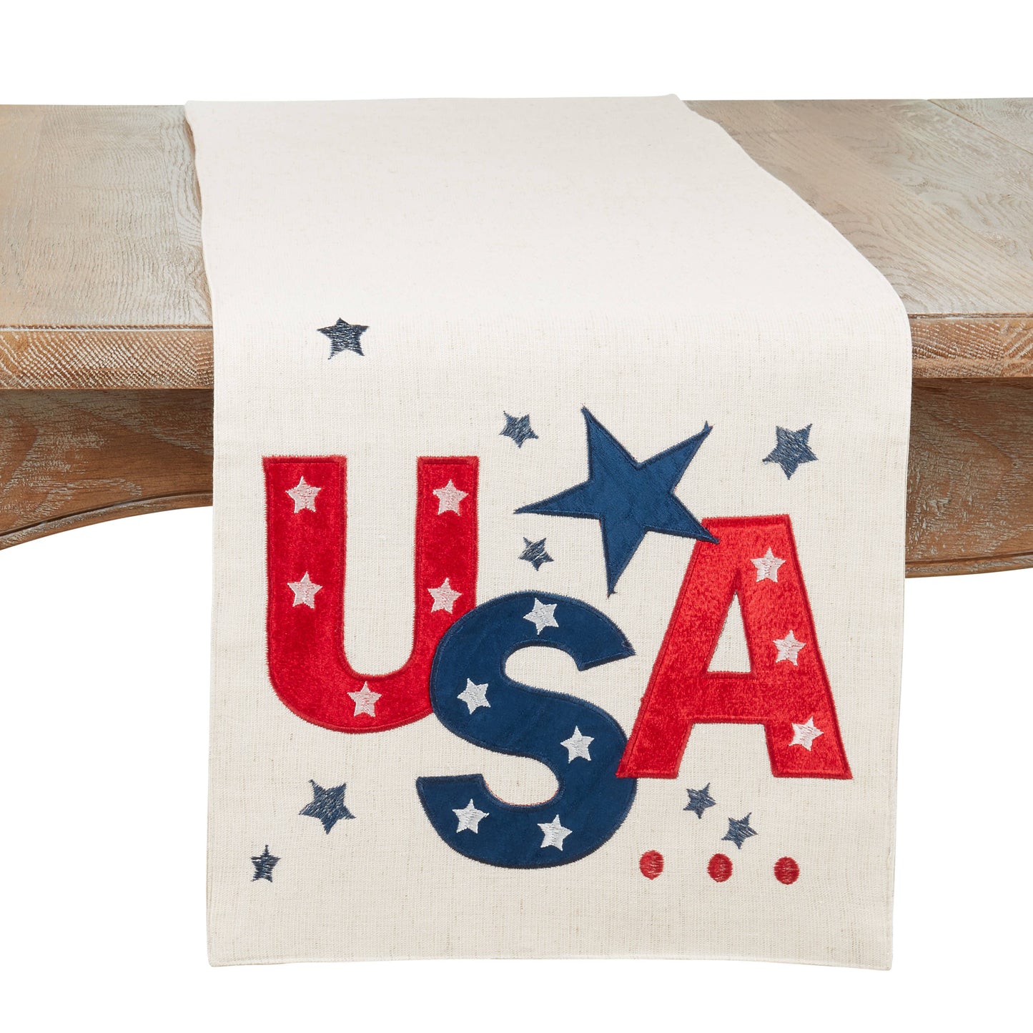 USA Stars Table Runner – Patriotic Americana Table Linen