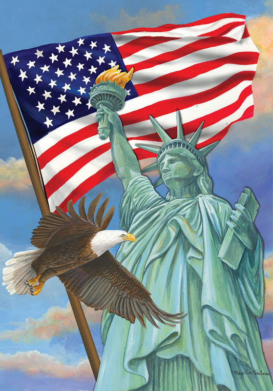 Symbols of Freedom House Flag