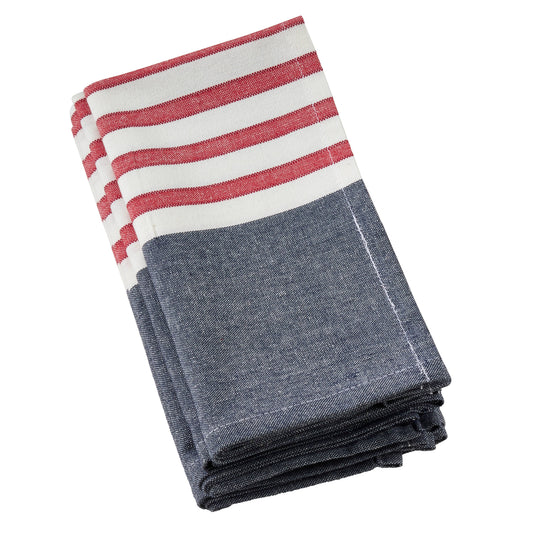 Classic USA Stripe Napkin – Americana Striped Table Linen