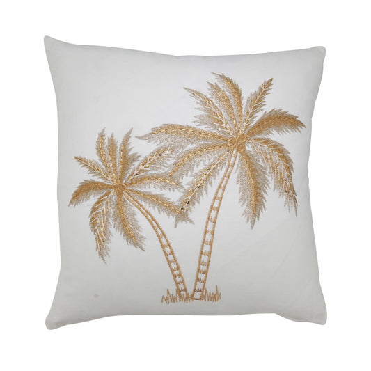 Palm Trees Throw Pillow