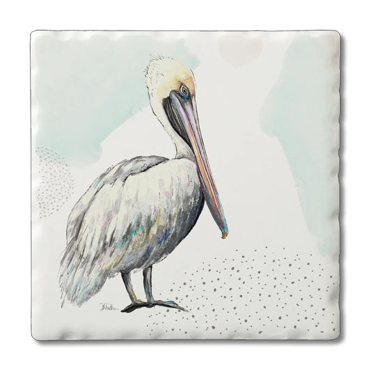 Pelican Absorbent Tumbled Tile Coaster