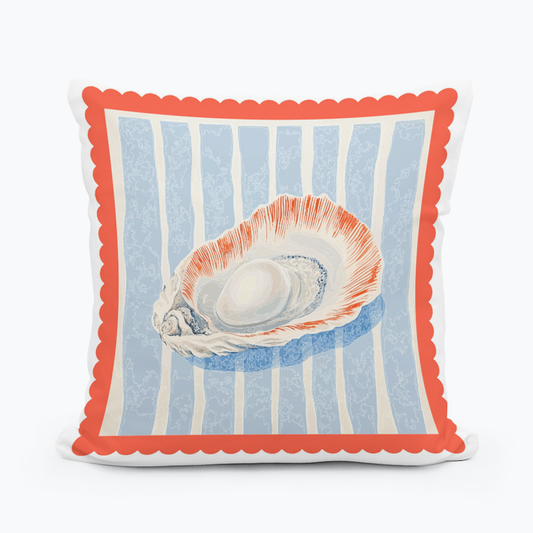 Americana Oyster #28 SQUARE PILLOW
