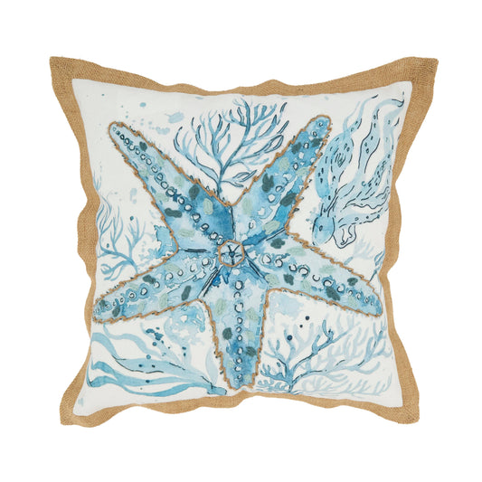 Charming Outdoor Starfish Pillow