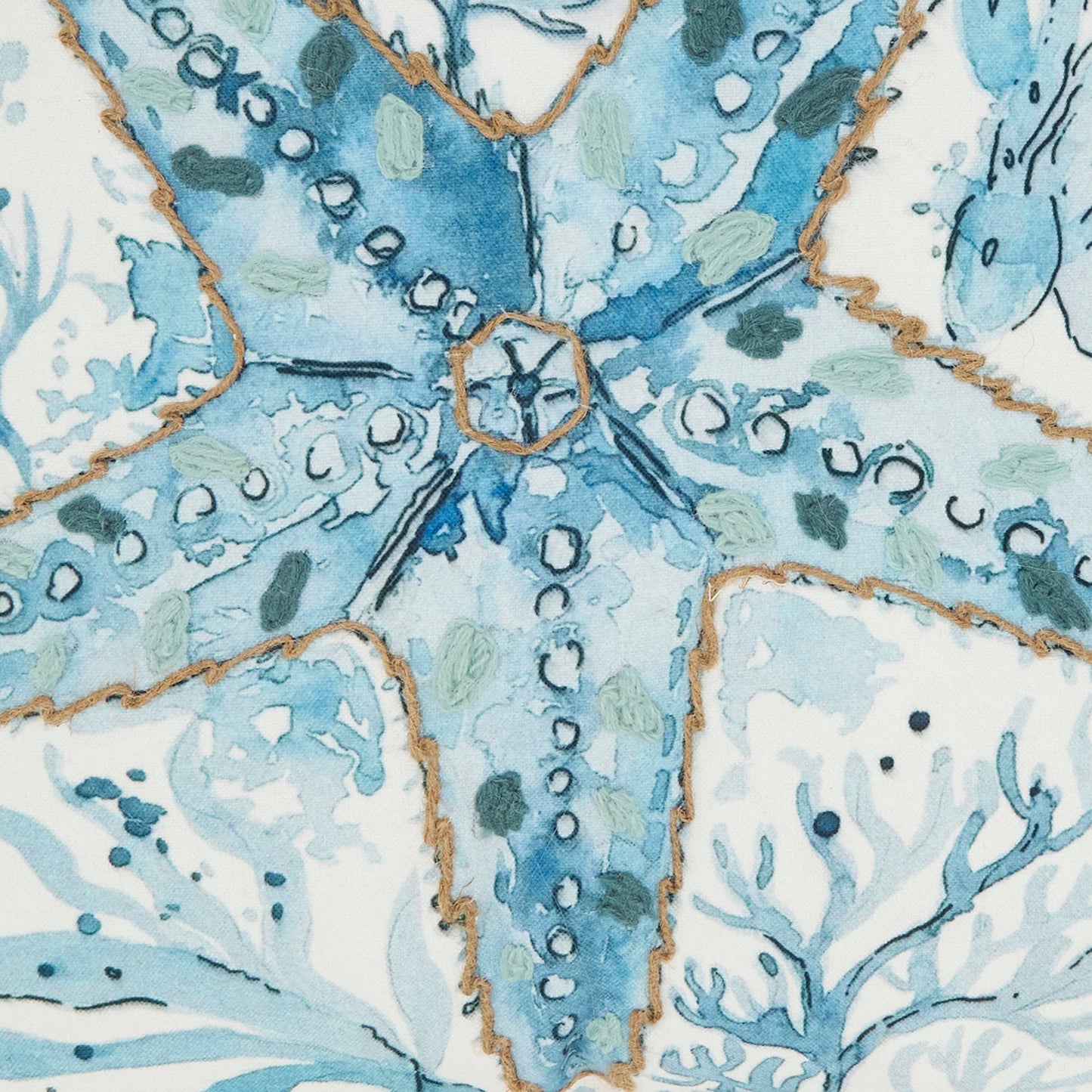 Charming Outdoor Starfish Pillow