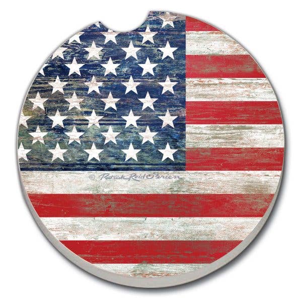 Americana Bulk Absorbent Stone Car Coaster