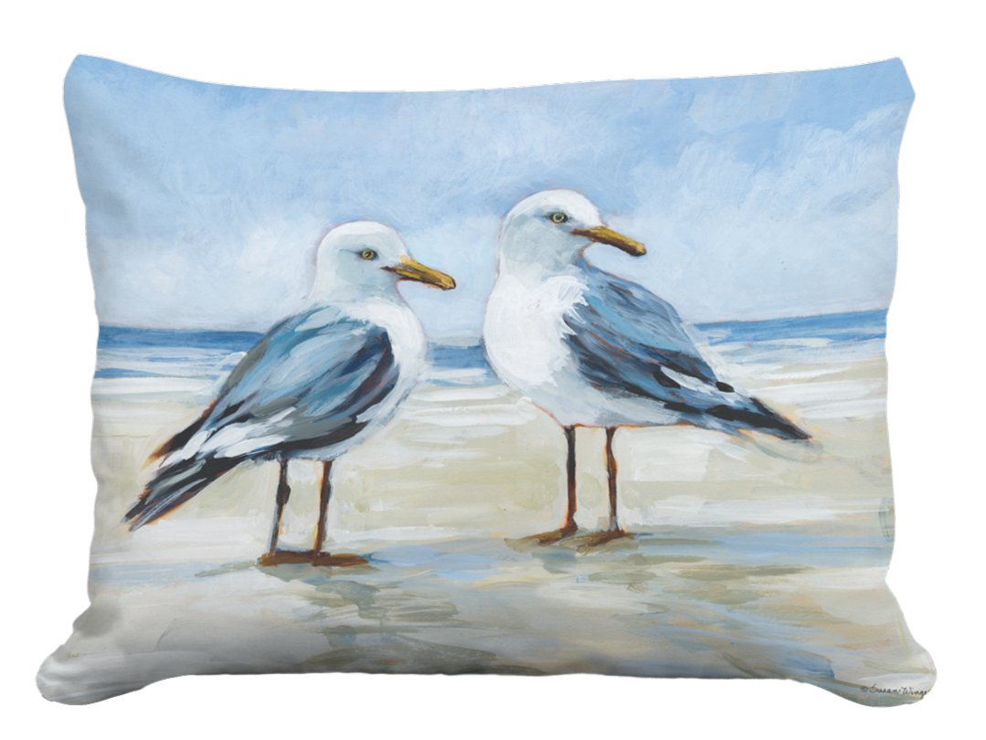Pillow - Seagull Duo - indoor / outdoor cushion