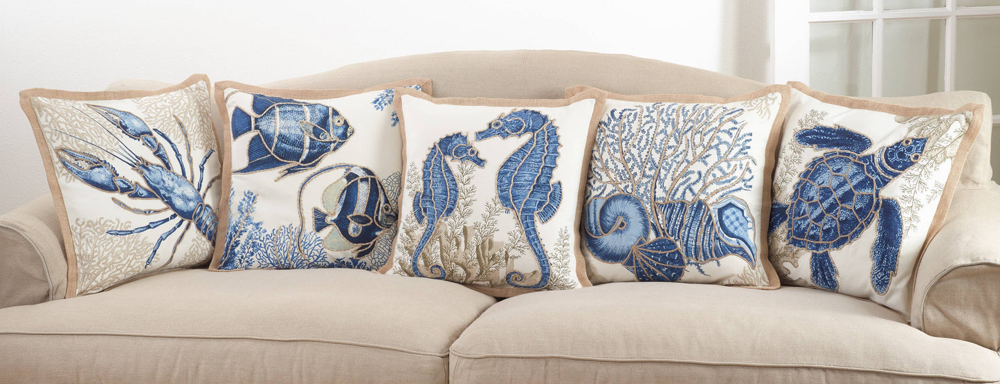 Seashell Pillow - Down Filled